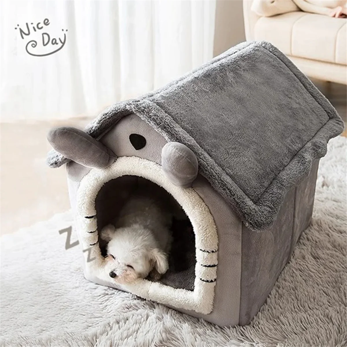 Cat/Dog Bed Removableand Washable  Pet Sleepping Bed Cat House