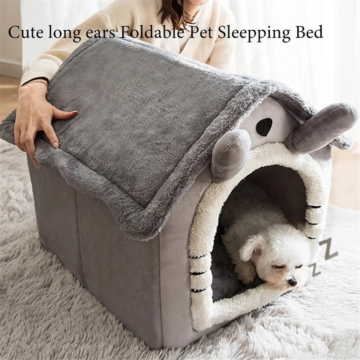 Cat/Dog Bed Removableand Washable  Pet Sleepping Bed Cat House