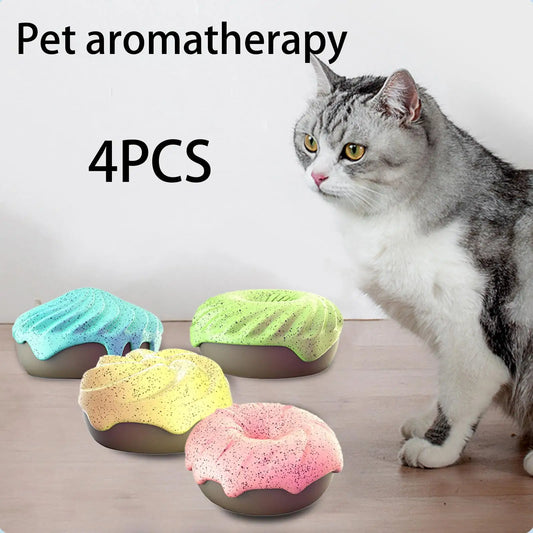 4Pcs Cat Litter Box Deodorizer Smell Remover Deodorant for Bathroom Air Cleaner Shoe Box for Wardrobe Home Toilet Bathroom Wall